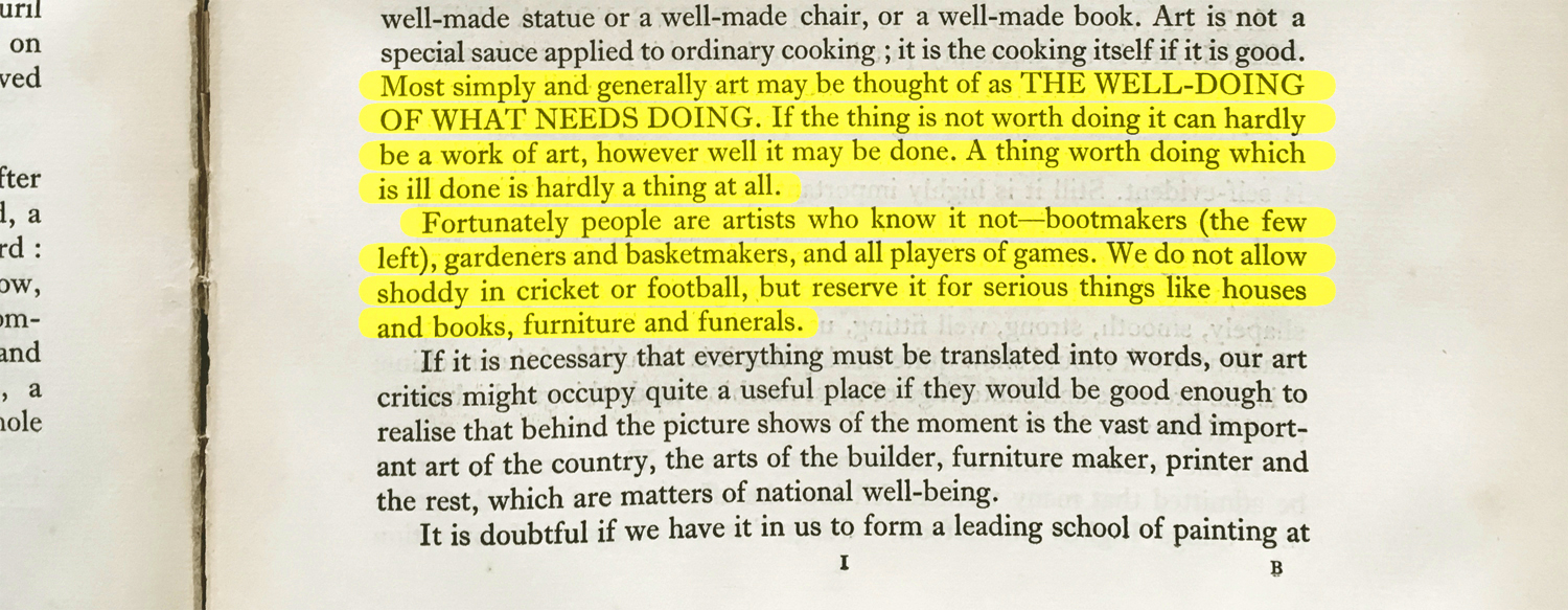 Art &amp; Workmanship | Lethaby