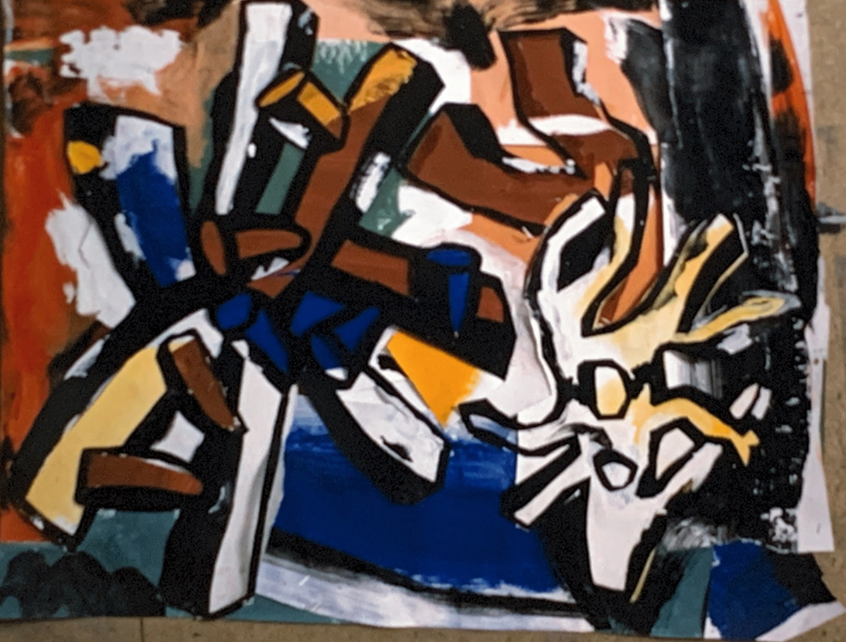 1980 Painting like Leger